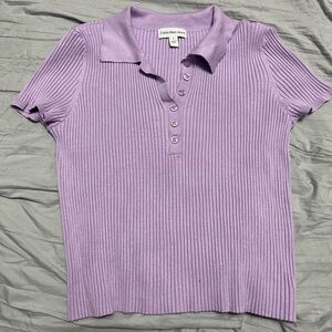 Calvin Klein Jeans Lavender Button Down Shirt
